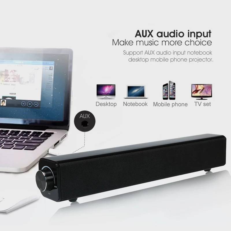 Magift Hifi Bluetooth динамик Саундбар беспроводной бас сабвуфер 20 Вт большой мощность