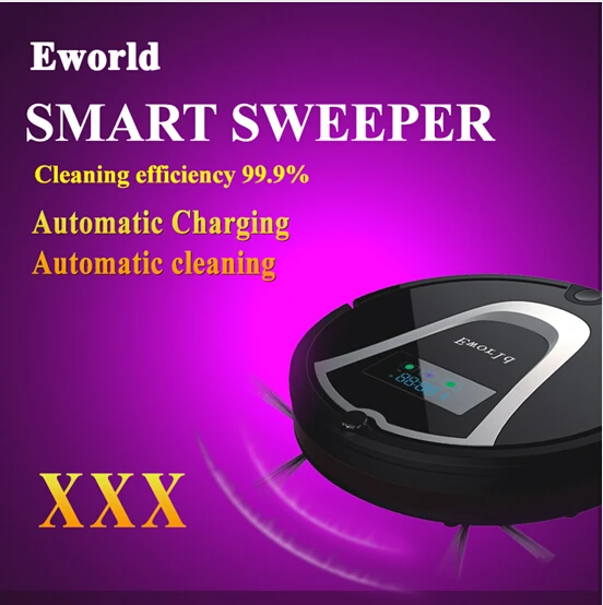 Eworld уборочная машина с автоматической очисткой на домашнем жестком полу и тонком