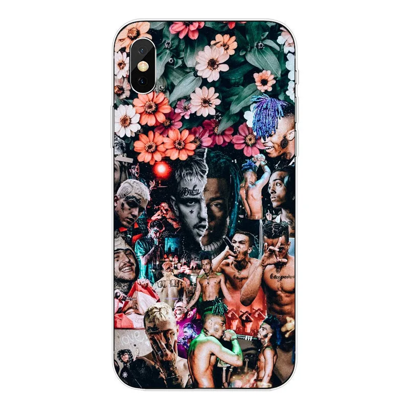 Pop rapper Lil Peep High quality clear Soft Silicone TPU Phone Case For iPhone 11Pro Max 6 6s 7 8 Plus X Xr Coque Cover | Мобильные