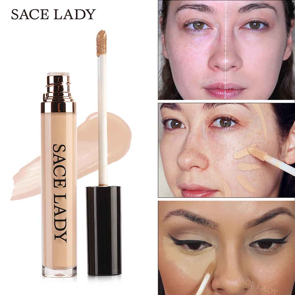 Sace Lady Face полное покрытие Pro консилер крем макияж корректирующая основа Жидкий