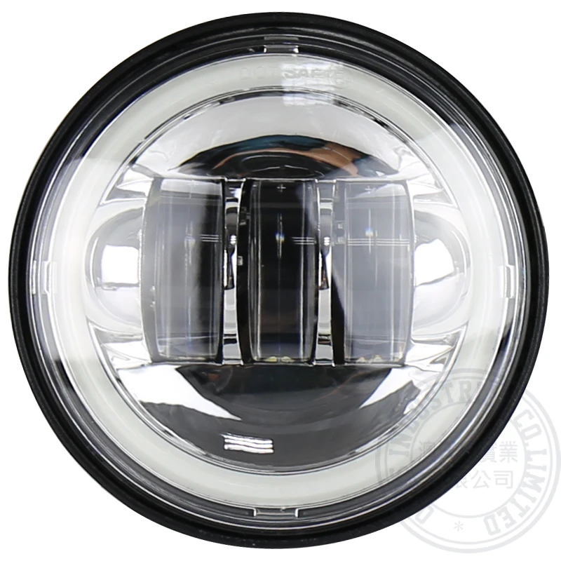 4.5 Дюймов 2800LM мотоцикл противотуманные фары 30 Вт 4 1/2 &quot дхо Angel Eyes Вспомогательное