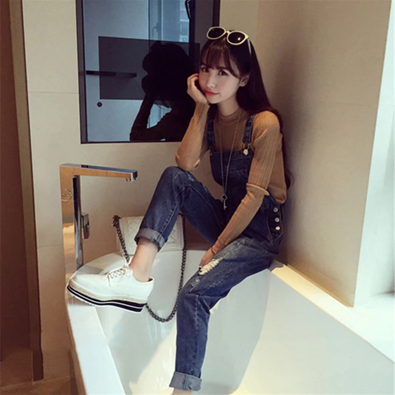 Women Essential Tops Solid Crew Neck Long Sleeve Knitted Ribbed Pullovers Basic Sweater | Женская одежда