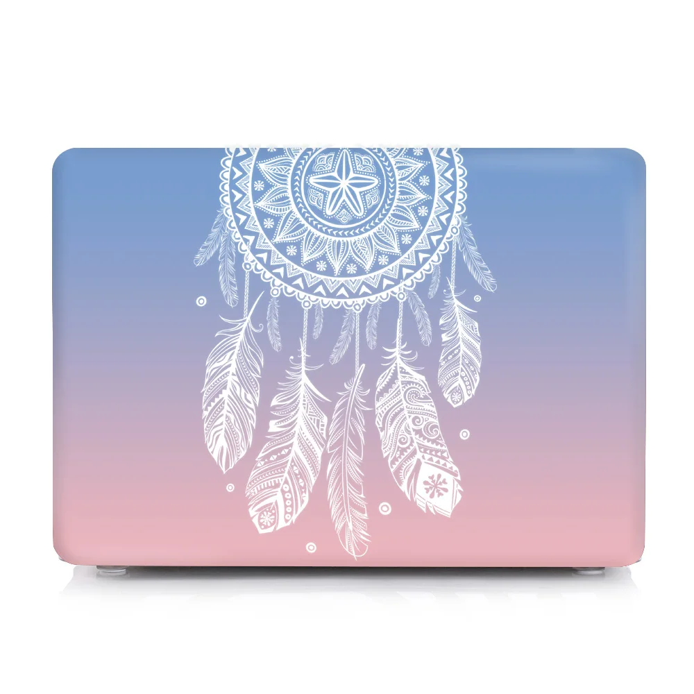 LS16 Мандала шаблон жесткий чехол для ноутбука чехол для Apple Macbook Air Pro retina Touch Bar 11 12 13 15 дюймов чехол для ноутбука A2159 - Цвет: LS16