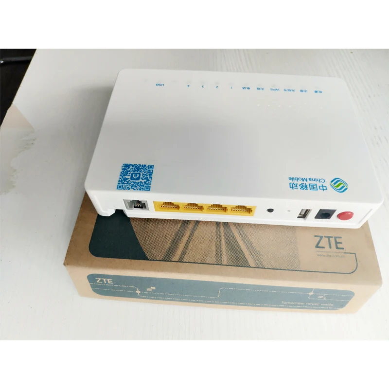 Новый оригинальный zte ZXA10 F663 GPON ONU 1GE + 3FE 1 горшки WI FI английский прошитый SIP для