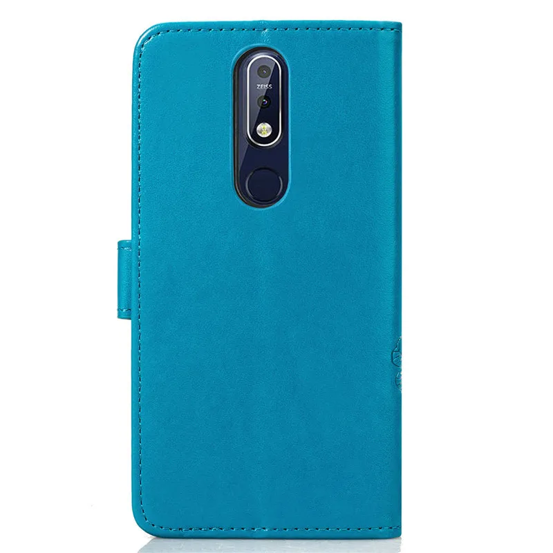Кожаные чехлы для Nokia 7 plus флип кошелек сумка телефона с отделением карт nokia 1 6 2 2018 x