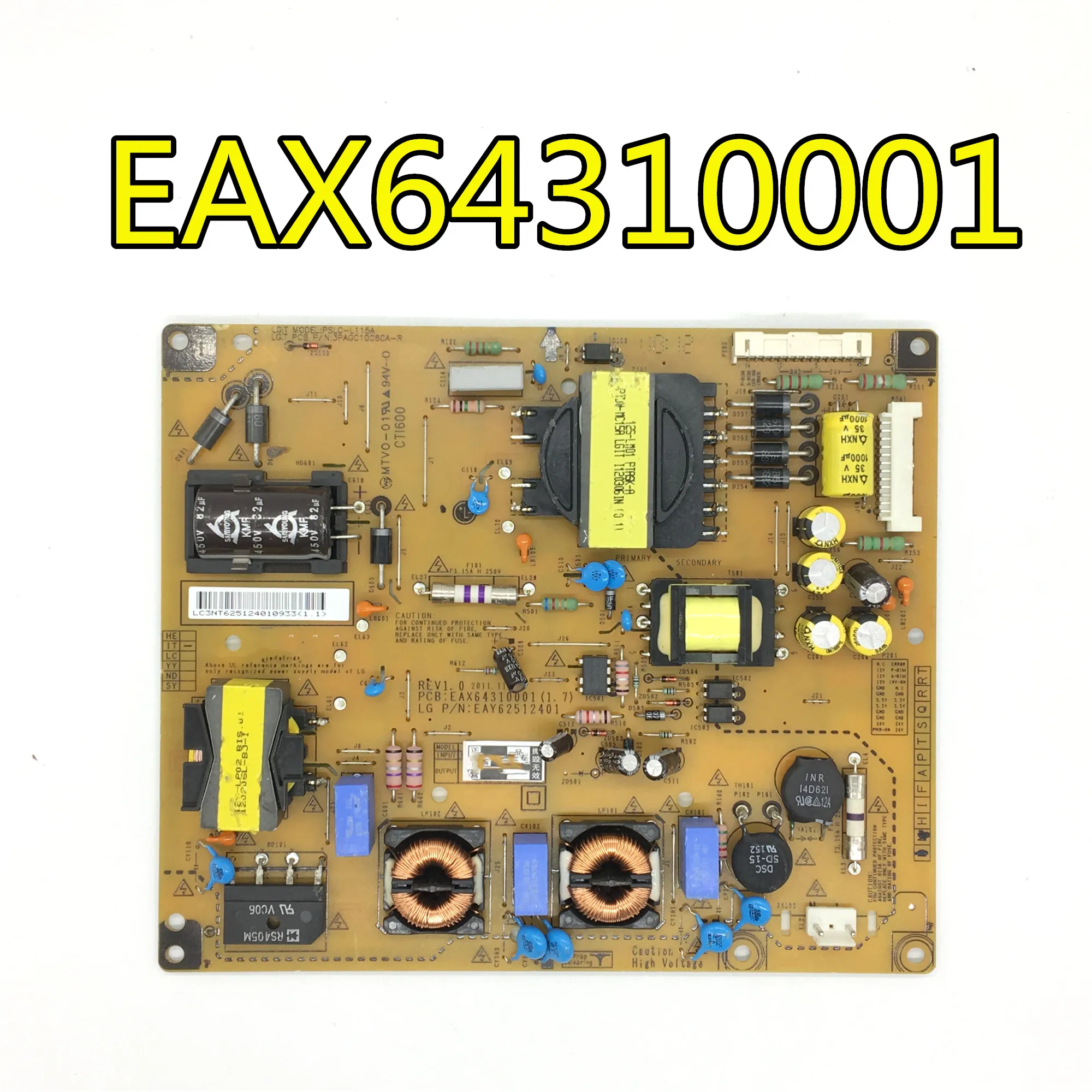 

Оригинальный 100% тесты для LG LGP32M-12P EAX64310001 EAY62512401 плата питания