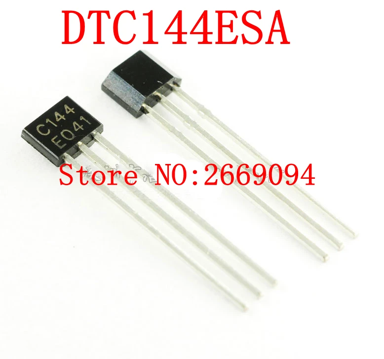 100 шт./200 шт. Бесплатная доставка. 100% Аутентичные DTC144ES DTC144ESA C144 DTC144 2SC144 Скидки