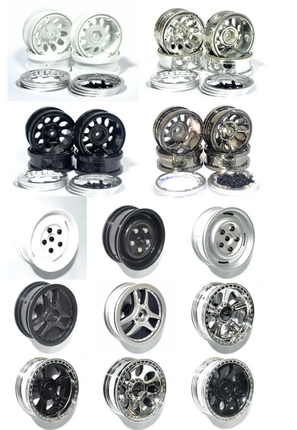 Обода/колеса 1 9 дюйма 4 шт. Φ/AXIAL SCX10 / 12 мм HEX | Игрушки и хобби