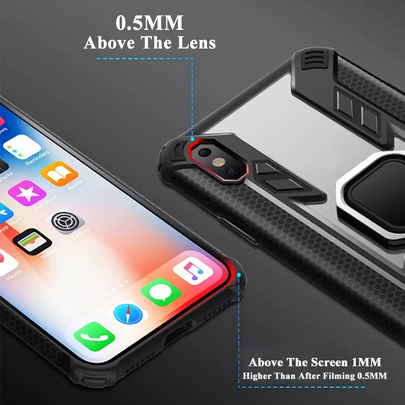Бронированный чехол для Apple iPhone XS XR 10 X R MAX iphne XMAX XSMAX 10R 10S Адсорбция подставка Aphone RX