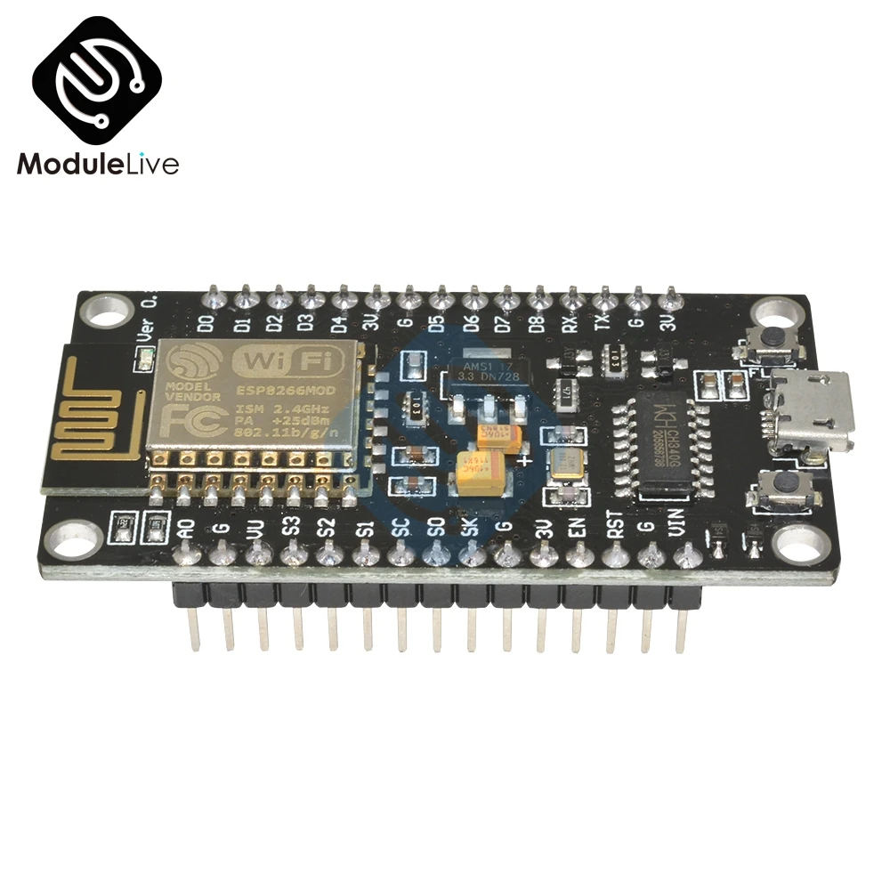 ESP8266 CH340G CH340 G Esp 12E NodeMcu Беспроводной Wi Fi модуль соединитель макетная плата на