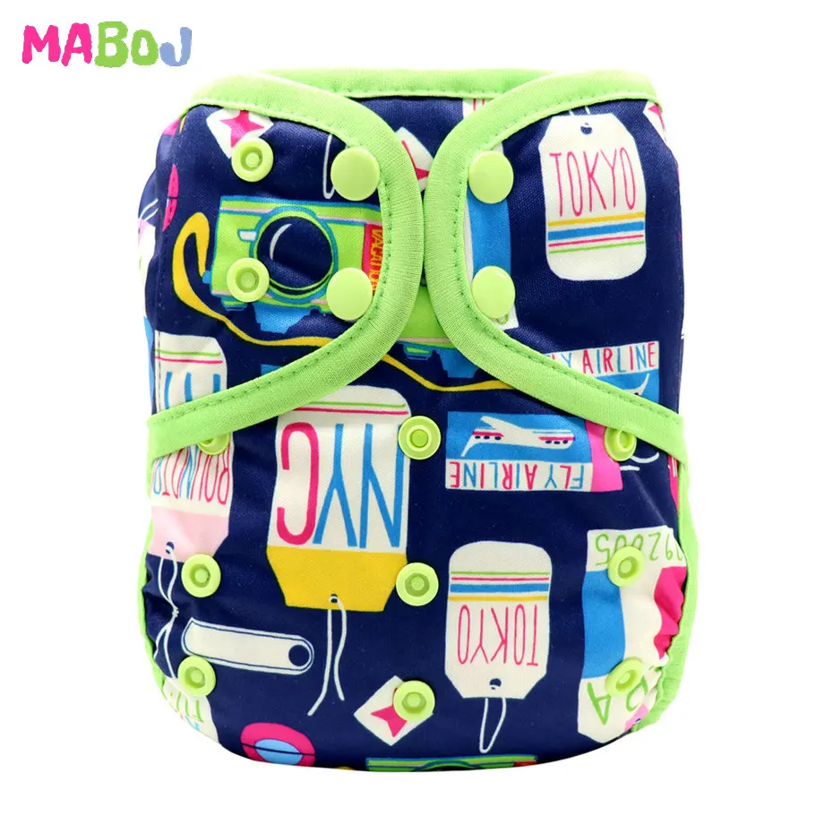DC2-3-15 MABOJ тканевые подгузники для детей, водонепроницаемые, многоразовые, один размер, тканевый подгузник для новорожденных, один размер, подходит для детей 7-40 фунтов,, Новинка - Цвет: DC2-3-15