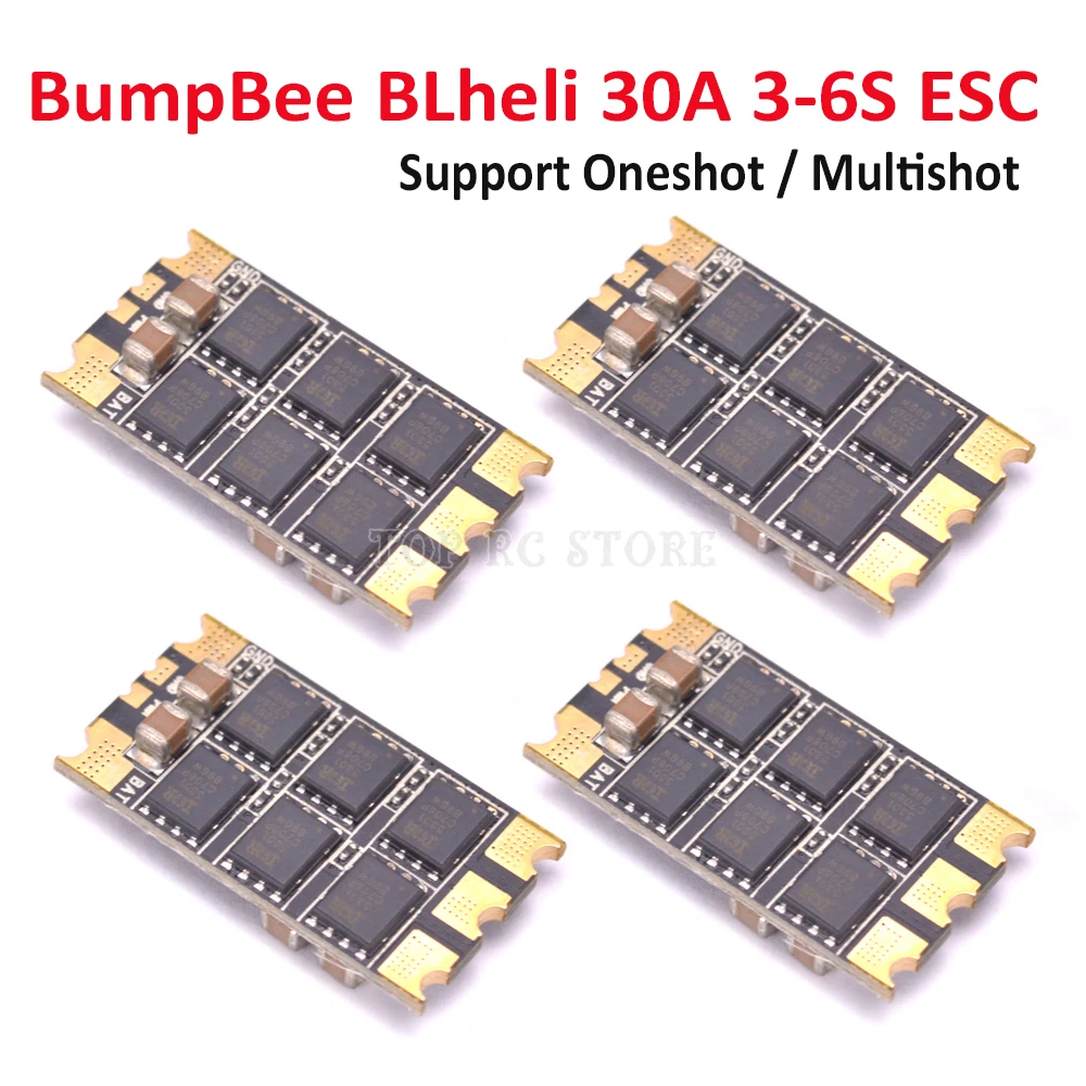 BumpBee BLheli PRO 30A 3S 6S ESC поддержка Oneshot / Multishot для FPV гоночного дрона