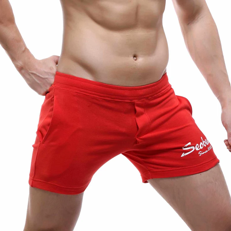 

High Quality Shorts Men Gym Fitness Running Shorts Cotton Mens Professional Bodybuilding Training Short Sport Jogging Sweatpants