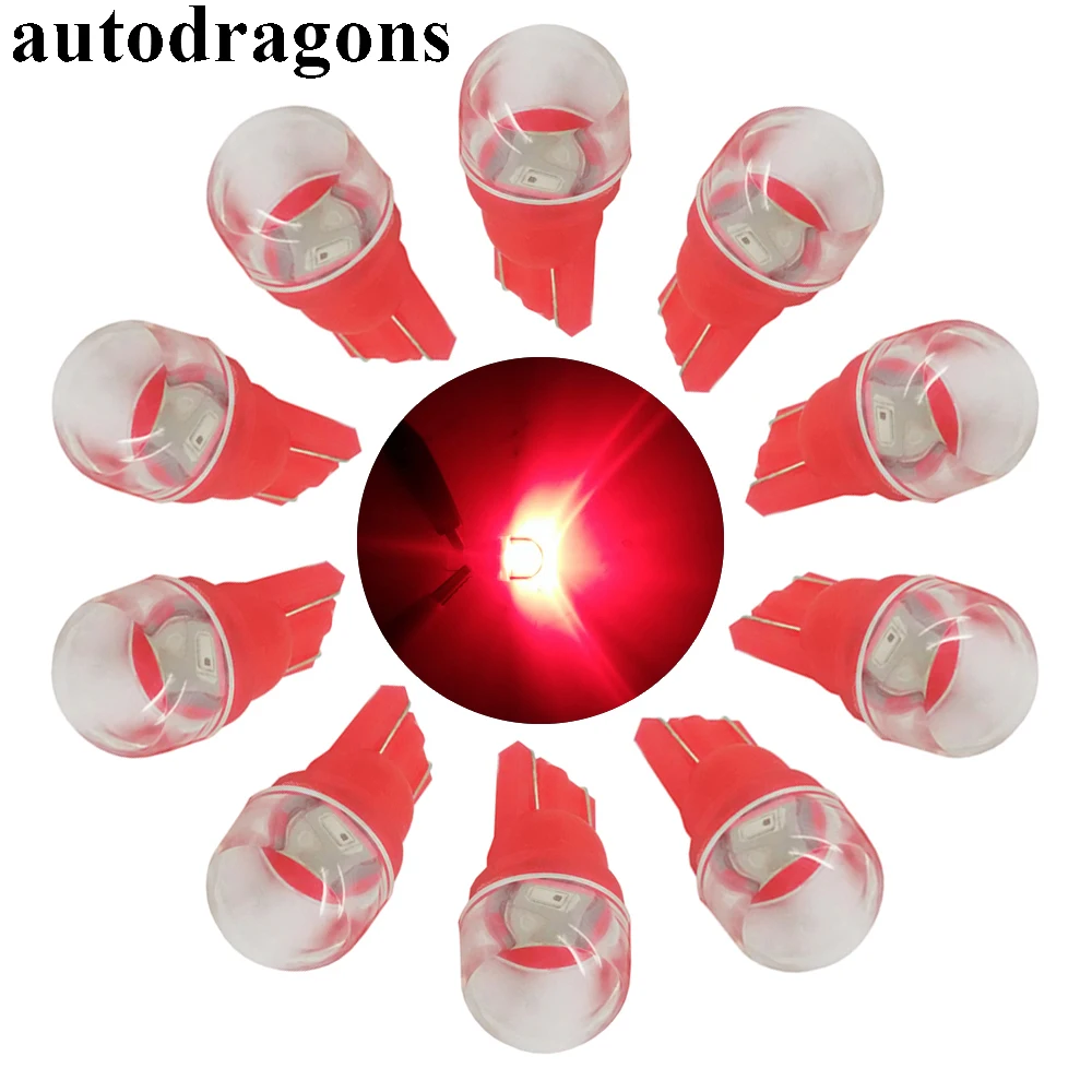 100 шт. светодиодсветодиодный лампы autodragon 5630SMD 6 3 В 194 #555|t10 wedge|t10 194led 555 |