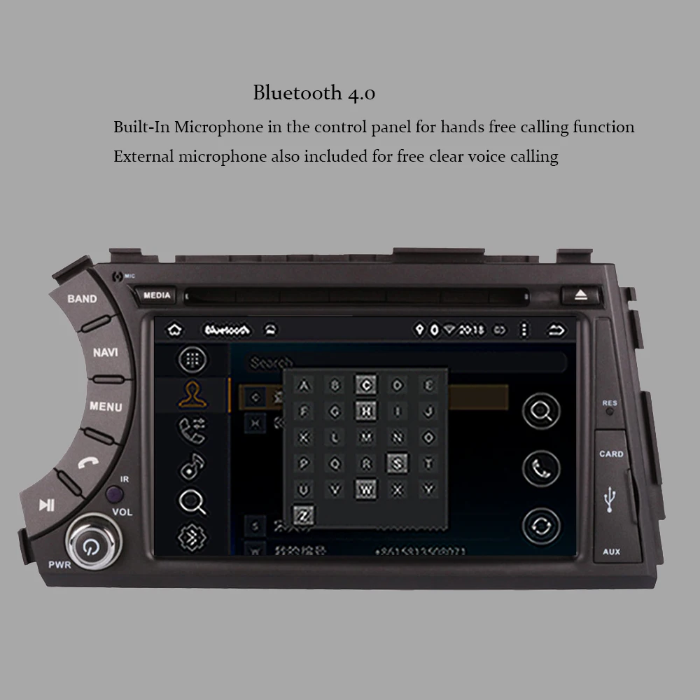Android 9,0 Восьмиядерный Автомобильный gps навигация с BT для SsangYong Kyron/Actyon/Tradie/Korando 2005-2019DVD мультимедийный плеер