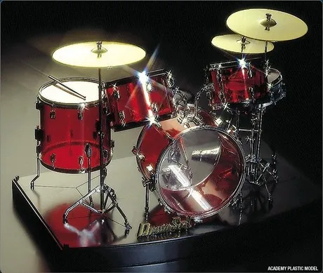 Academy MODEL 1/8 SCALE military models # 15600 Pearl single-Bass Drum Set plastic model kit | Игрушки и хобби