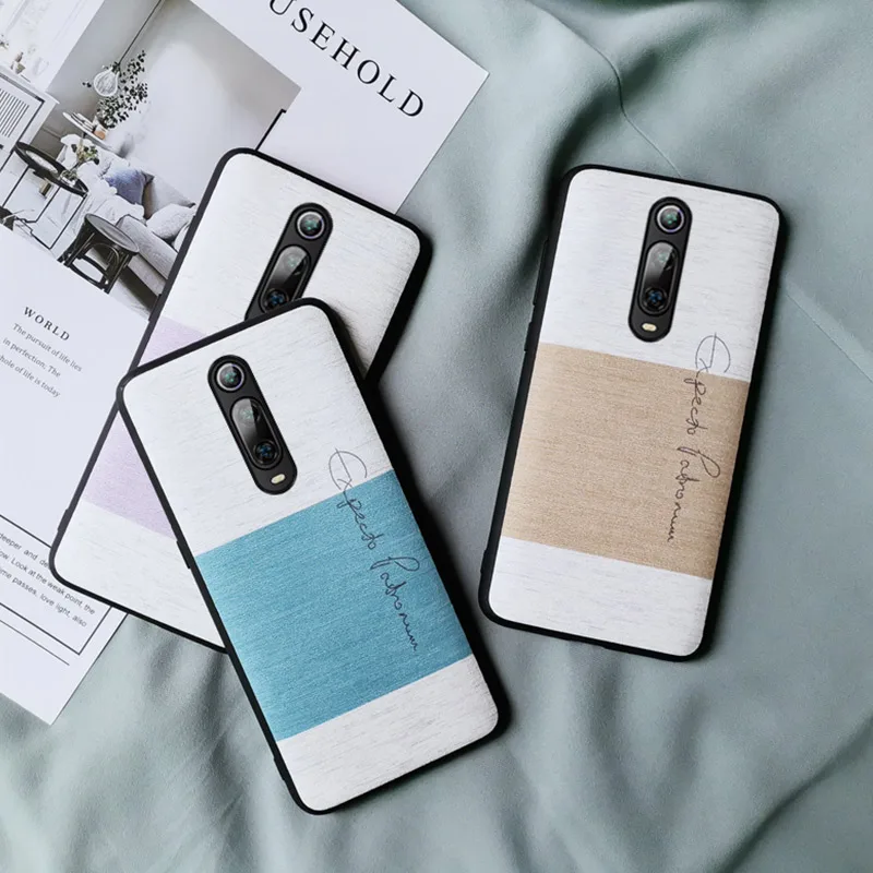 Чехол для Xiaomi Redmi K20 Pro хлопковая тканевая задняя крышка оригинальный защитный