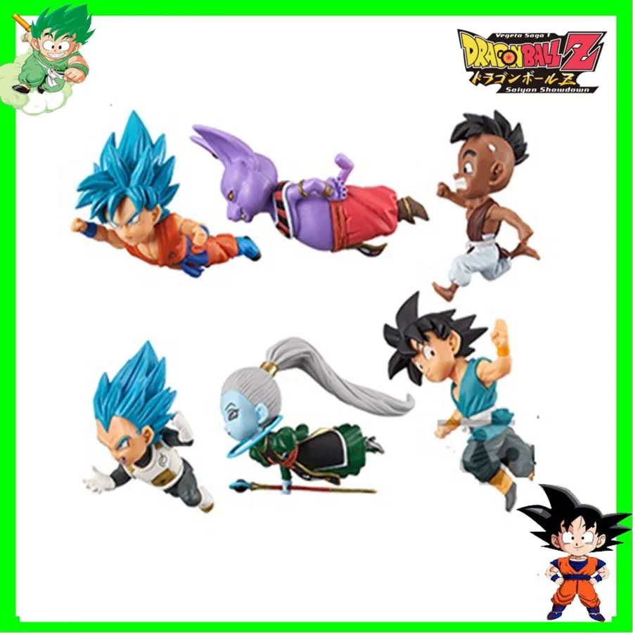 8X5 см 6 стилей Dragon Ball Z Goku Vegeta Birus Flying Weiss WCF фигурка &quotDragon Ball&quot игрушка для