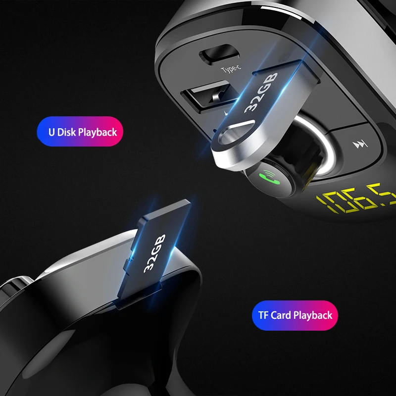 Vinerone автомобиля MP3 аудио плеер Bluetooth автомобильный комплект fm-передатчик громкой