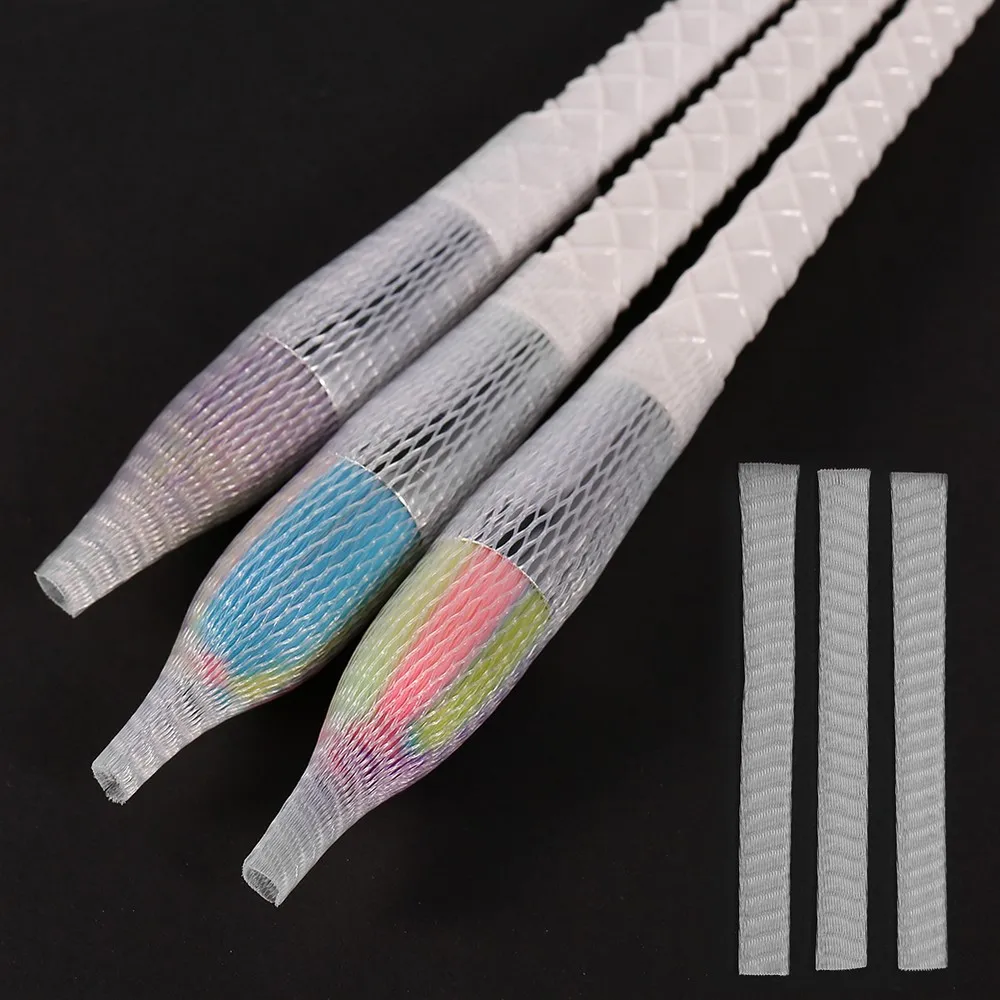 100 шт. кисти для макияжа с розой Сетчатая Оболочка тени век защитные защитная