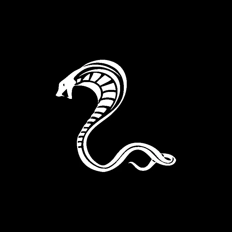 YJZT 15 5 см * 14 свирепый волк кобры необычайно Прохладный Грозный виниловые наклейки