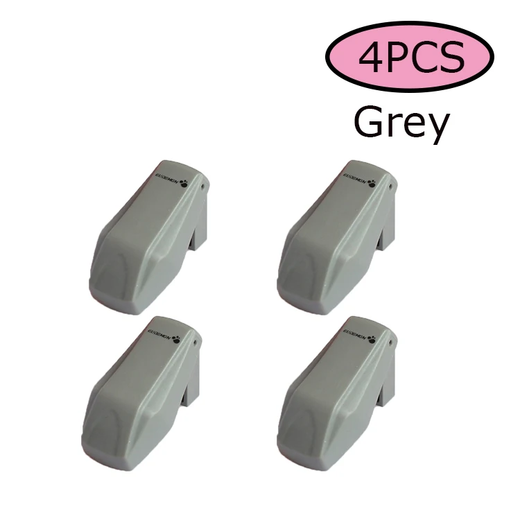 Grey-4pcs EUDEMON 4 шт детский замок шкафа ящика анти-клипер Птица Дизайн Автоматическая трансформация замки от детей дверной стопор - Цвет: Grey-4pcs