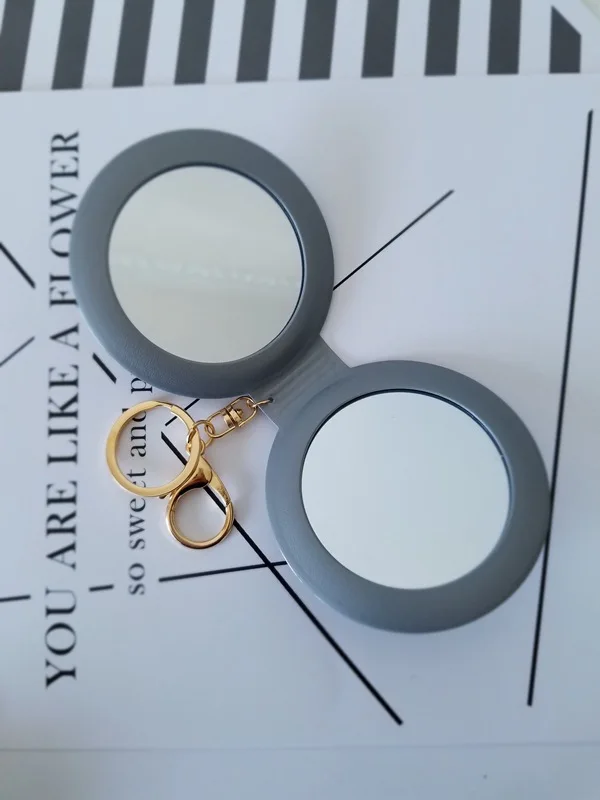 Totoro маленький цветок сливы двусторонний складной макияж портативное маленькое