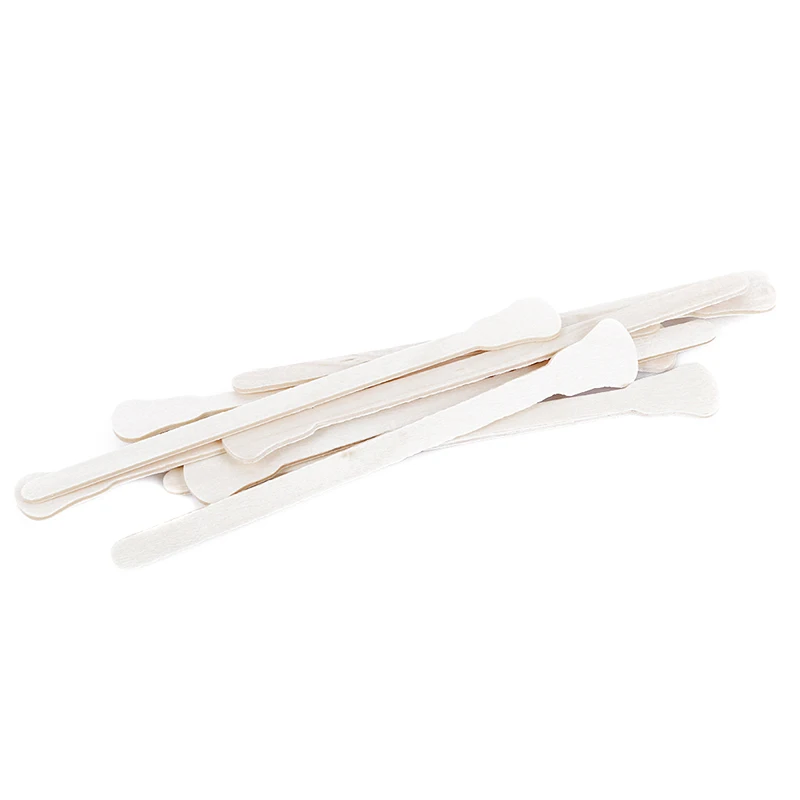 10/100 шт деревянные воском шпатель для воска для отдавливания языка Одноразовые Бамбуковые набор палочек Многофункциональный