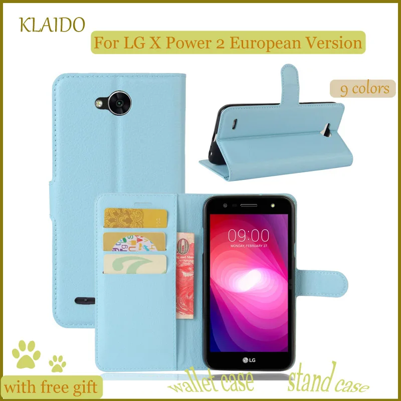 Klaido Высокое качество Роскошный кошелек кожаный чехол для телефона LG X power 2