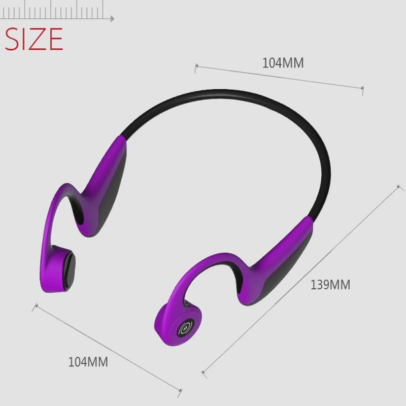 Z8 костной проводимости наушники Bluetooth 5,0 S. Носить беспроводные наушники стерео iнаушники Открытый Спорт гарнитура с микрофоном с коробкой