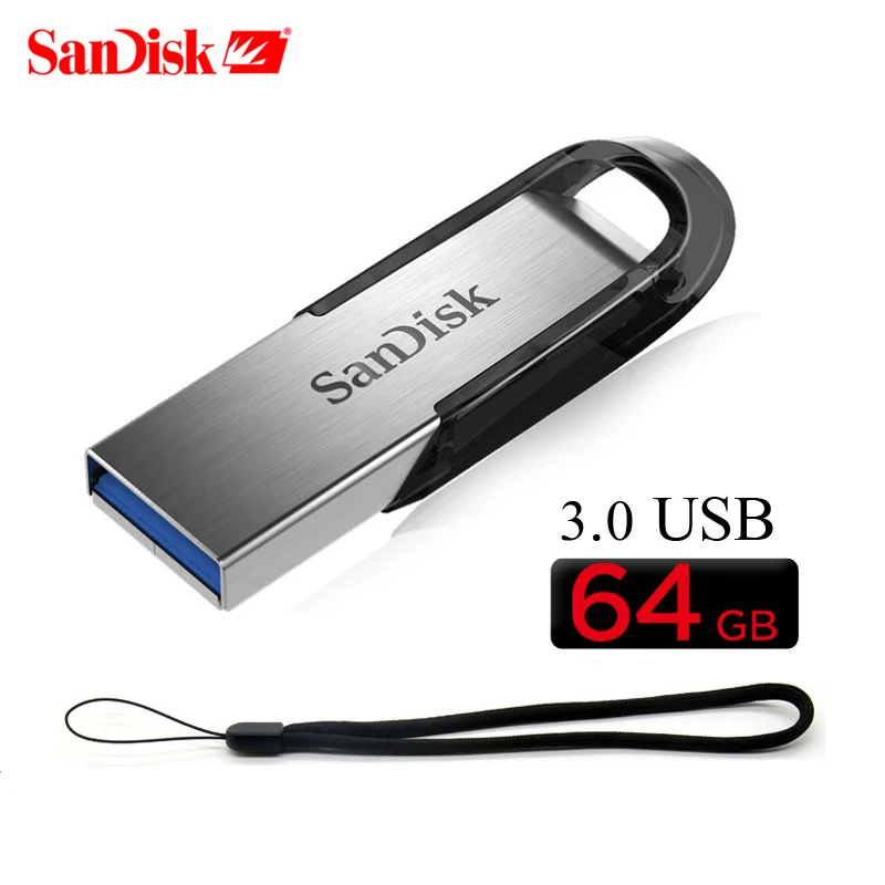 SanDisk CZ73 флеш-накопитель USB флэш-накопитель 16 ГБ 32 64 Гб 3 0 металлическая
