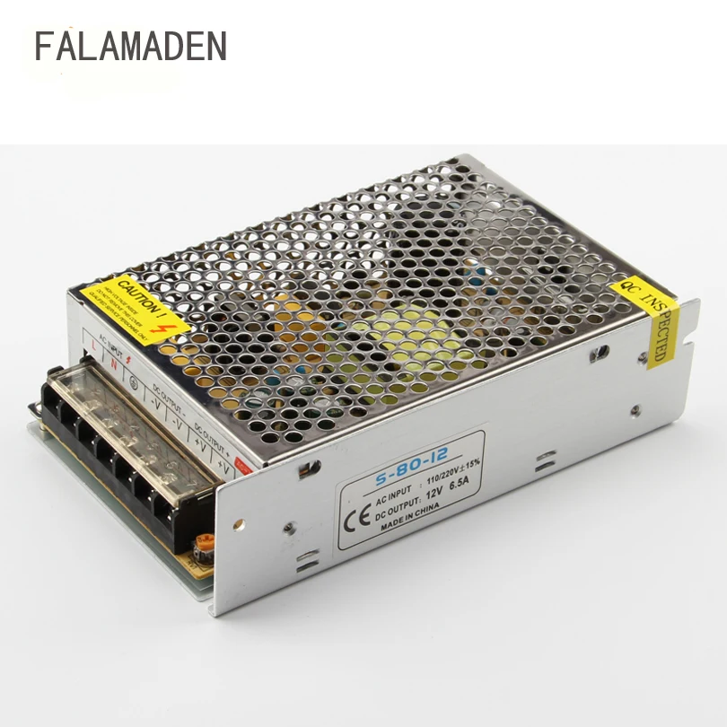 DC12V светодиодный Питание адаптер переменного тока преобразования AC110V 220 V в