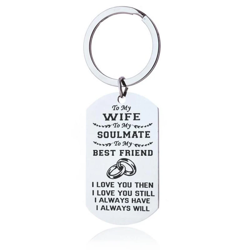 Wife Husband Best Friends Keychain To My Soulmate Love Valentines Day Anniversary Gifts Couple Lover Gift | Украшения и
