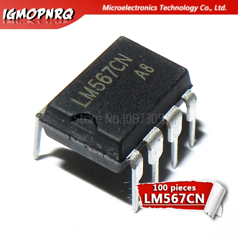 

100 шт. LM567CN DIP8 LM567C DIP LM567 Новый и оригинальный IC