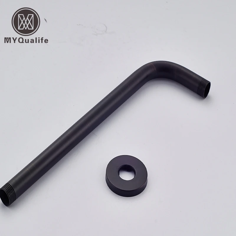 Затемненный Бронзовый настенный держатель для душа 30 см | Обустройство дома