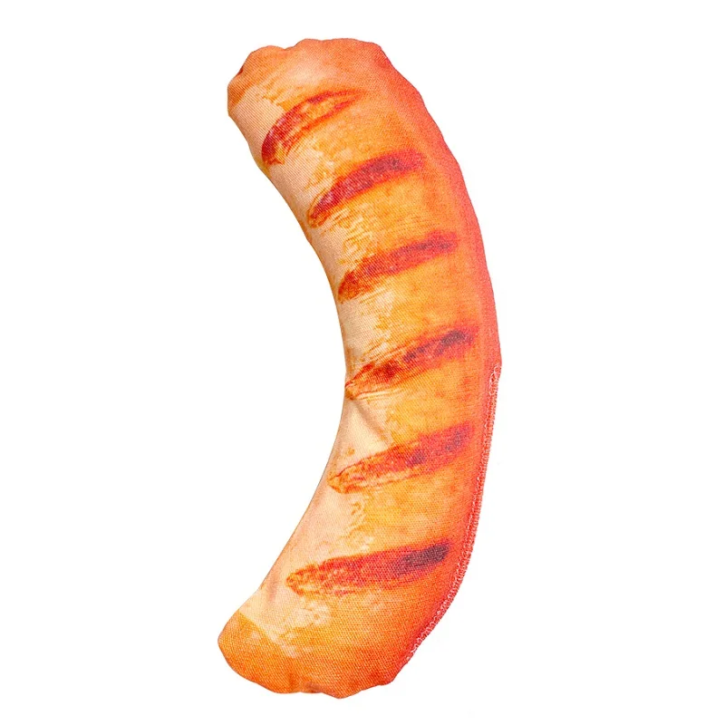 Sausage Собачьи писклявые игрушки, прочный холст, имитация говядины, курицы, колбасы, игрушки для щенков, собака, звуковая игрушка для домашних питомцев, товары для собак, кошек, домашних животных - Цвет: Sausage