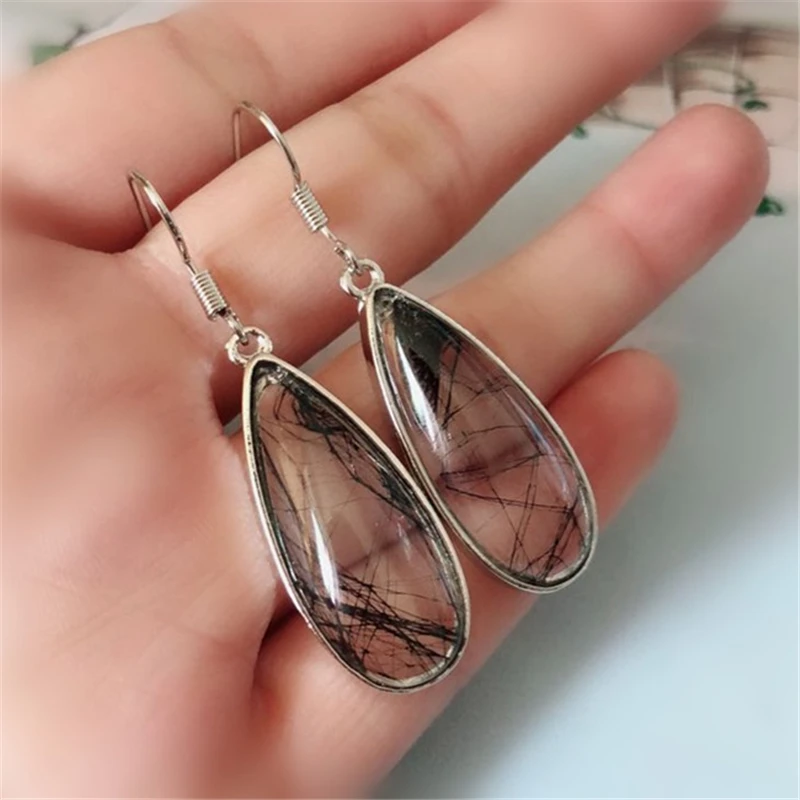 Корейские модные серьги из прозрачного камня для женщин подарок горячая