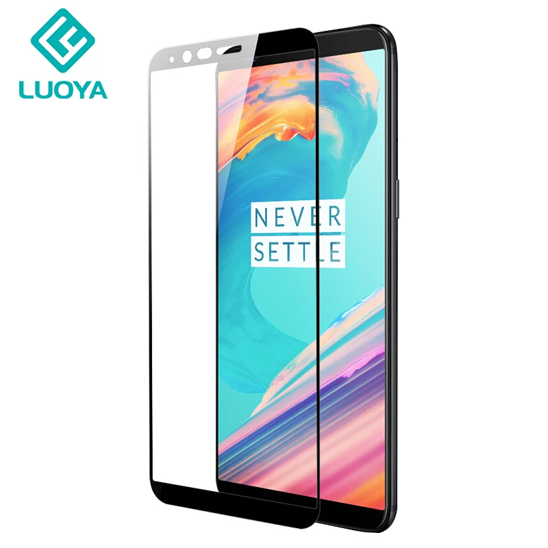 Полное покрытие из закаленного стекла для Oneplus 5 T Защитная пленка экрана 9 H