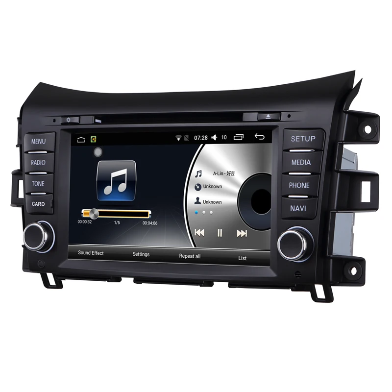 D-NOBLE Car DVD Player Stereo Radio Android 7.1 Bluetooth 8&quot Touchscreen Quadcore 2GB/16GB GPS Navigation for Nissan Navara |