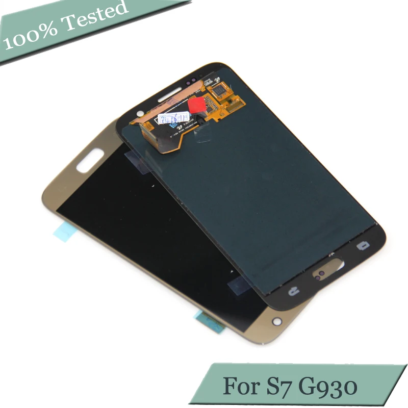 AMOLED lcd Замена для SAMSUNG Galaxy s7 G930 G930F G930A G930V G930P ЖК дисплей дигитайзер сенсорный