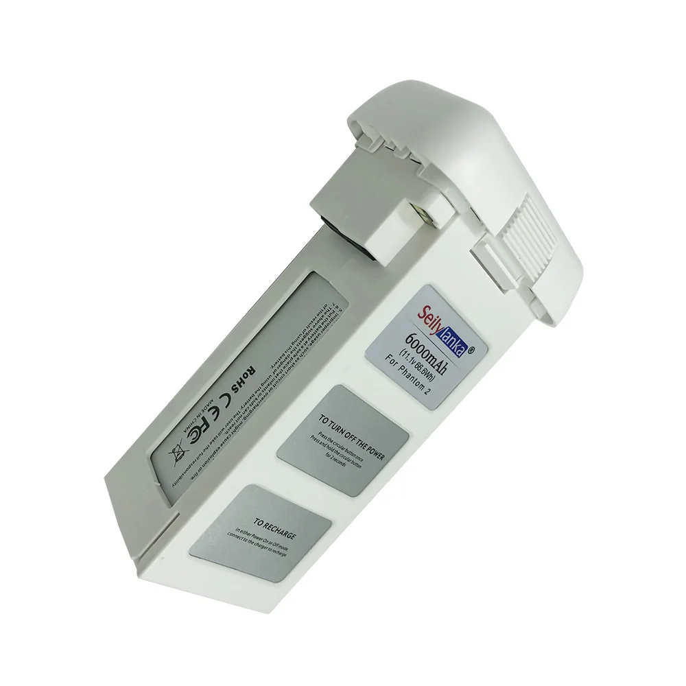 6000mAh для DJI Phantom 2 11,1 V модернизированная и большая емкость запасная батарея Vision+ Квадрокоптер 66.6Wh 10C 5200mAh