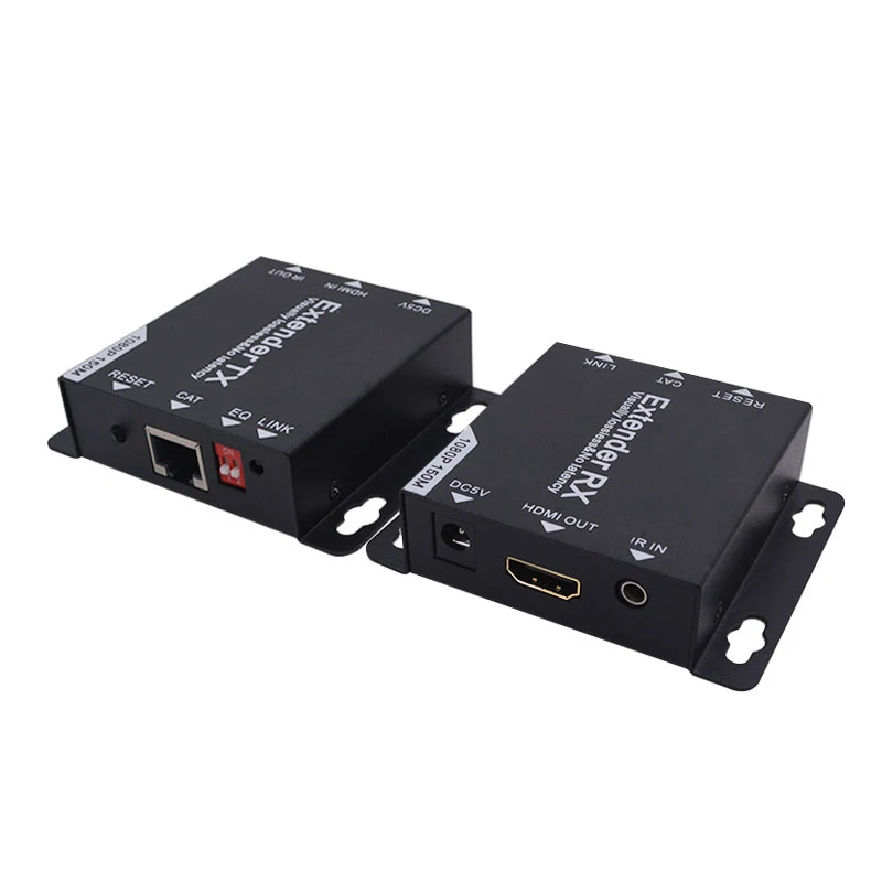 150 м HDMI USB удлинитель RJ45 IP сеть KVM Over через Cat5 Cat5e Cat6 с широким ИК спектром по