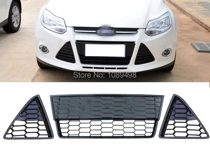 1 Набор/RH и LH средняя сетка модный набор для гриля Ford Focus 3 III 2012-2014 | Автомобили