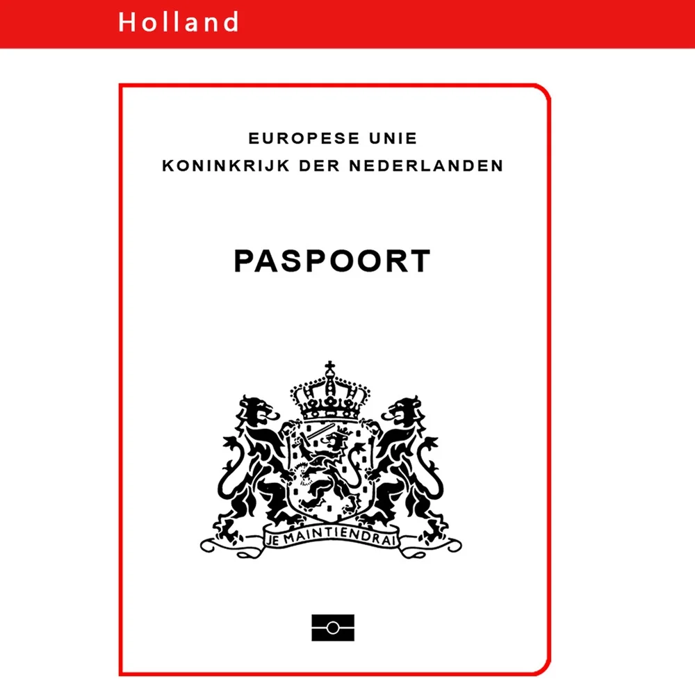 Netherlands Винтажная кожаная защитная обложка для паспорта во многих странах мира, натуральная воловья кожа, держатель для паспорта, держатель для документов - Цвет: Netherlands