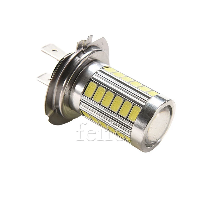 2 шт. H7 33 SMD 5630 автомобилей LED включить свет Противотуманные огни днем Бег 33SMD авто