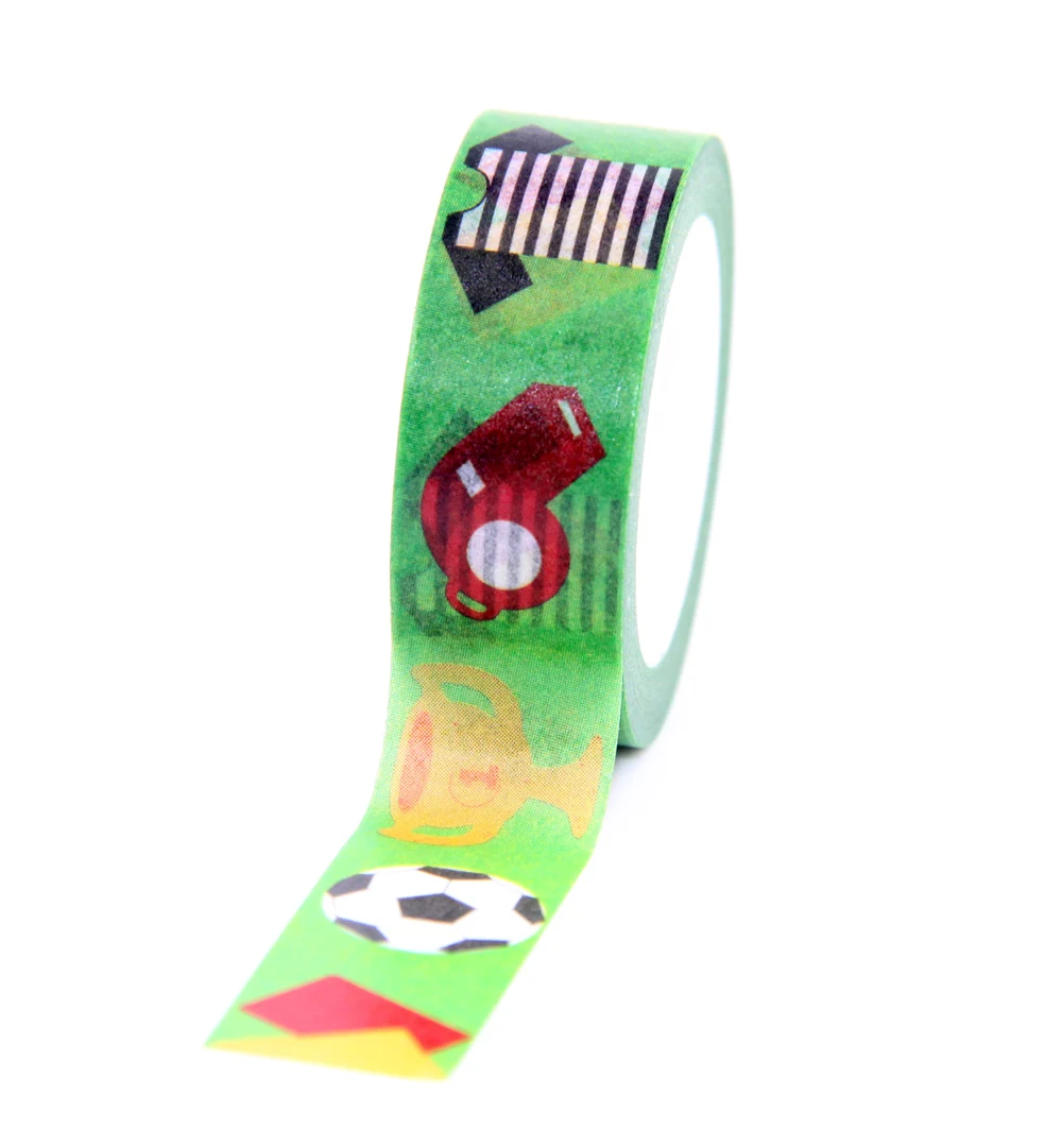 B15 B01-B45 15 мм X 10 м милые Lotkawaii цветы еда Животные декоративные васи клейкие ленты DIY Скрапбукинг Маскировочная лента школьные офисные принадлежности - Цвет: B15