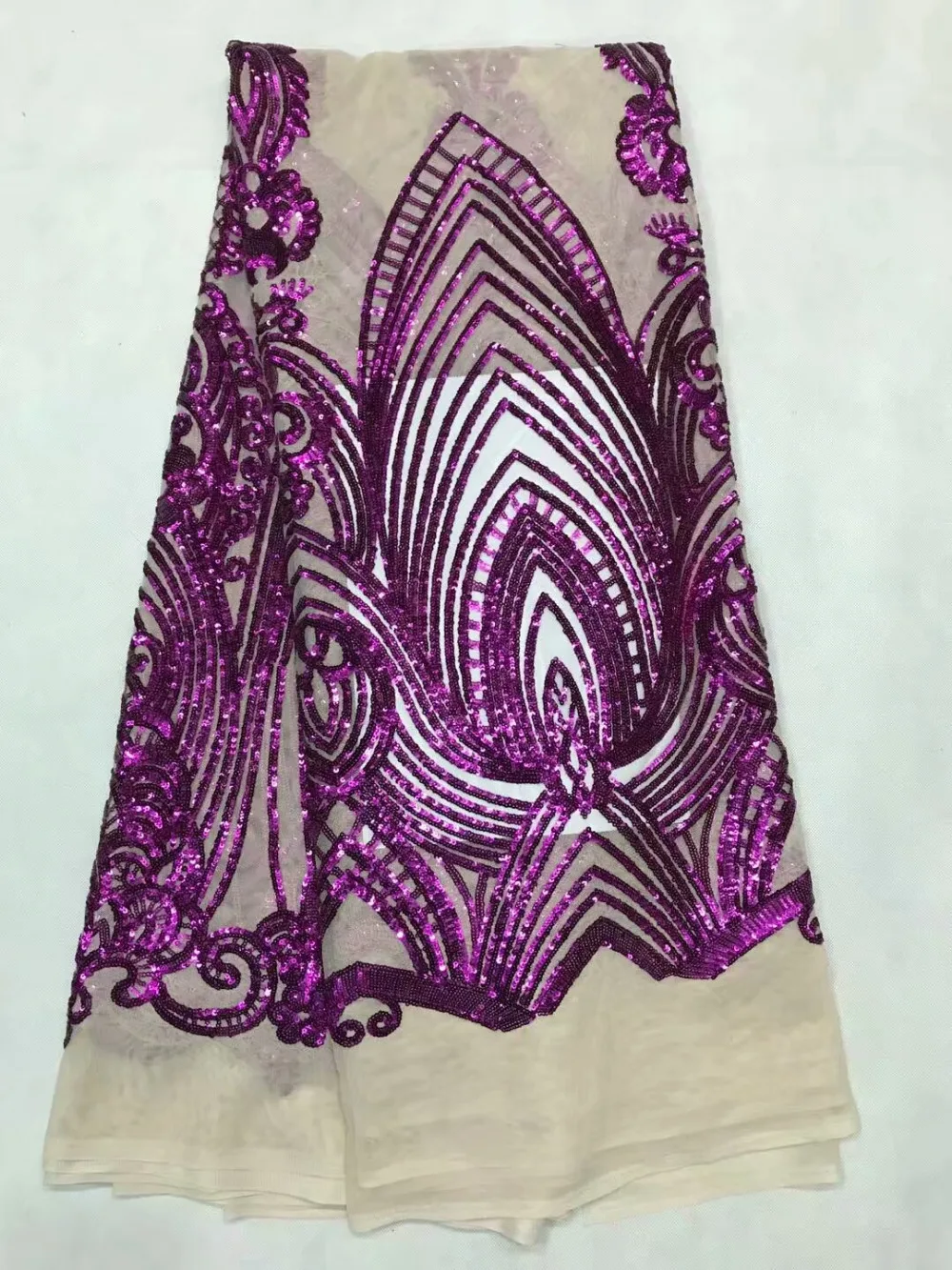 Оптовая африканские тюль кружевной ткани для торжественное платье Шитье