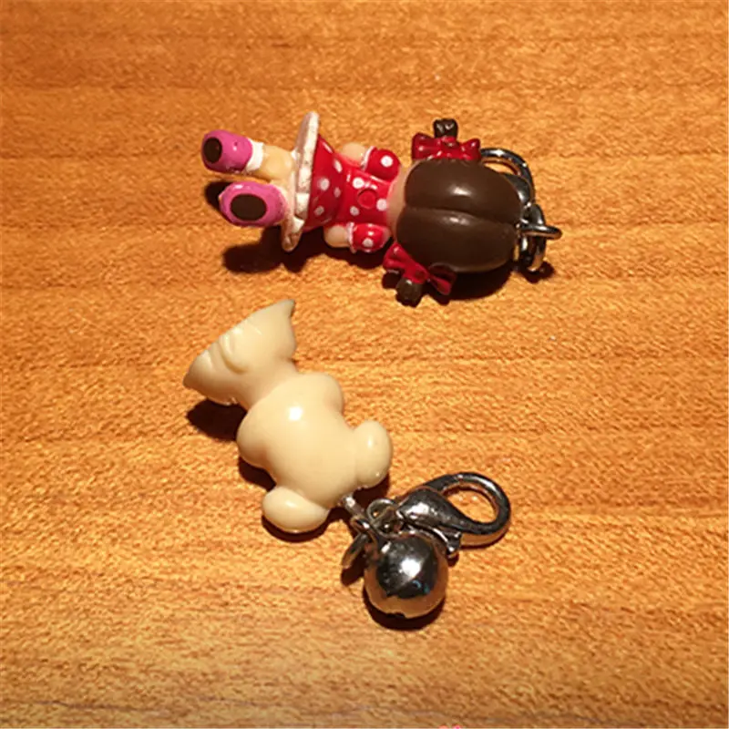 60 шт., 2-3 см, Kawaii, ПВХ, японское аниме, фигурка фудзия, молочная девочка и собака, Набор фигурок, игрушки-брелоки