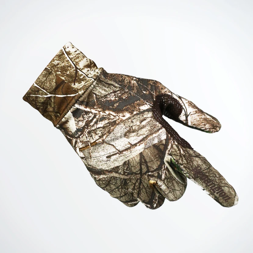 Realtree bionic камуфляжные быстросохнущие Четырехсторонние тянущиеся охотничьи перчатки для рыбалки, рыбалки, стрельбы, фотографии, охотничьи перчатки