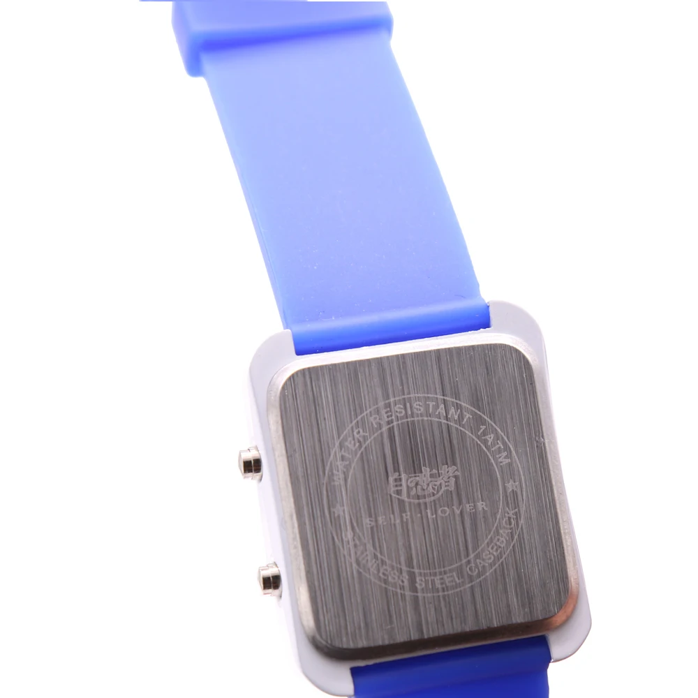ZLIMSN Hot Sale Sport Silicone Electronic Watch LED Dial Fatch Fashion Jelly For Students Table Personality Creative Fan Light | Наручные